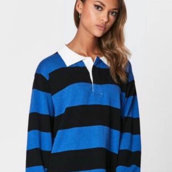 NWOT Carman Oversized Rugby Shirt/Dress S - Picture 7 of 7